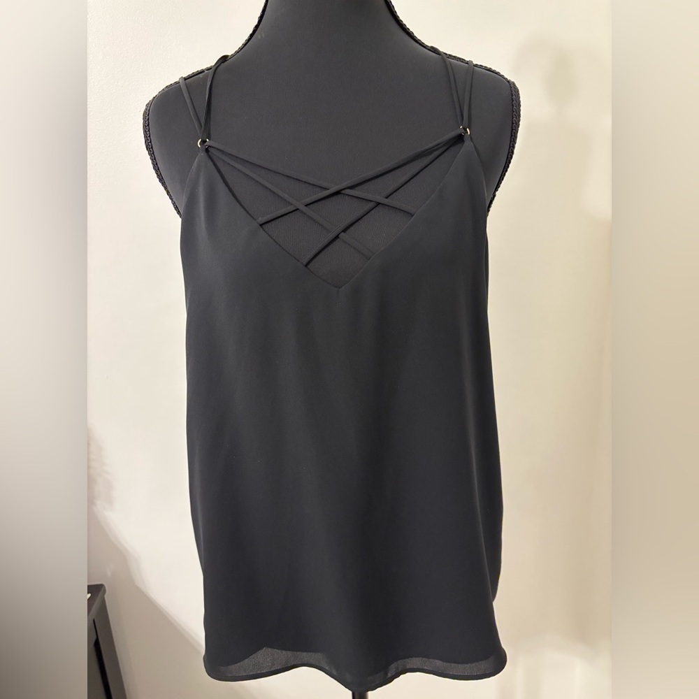 Express Black strappy camisole tank top Size Small